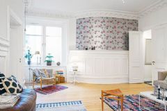 斯堪的纳维亚风格 111平复古一居公寓古典客厅装修图片