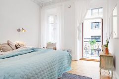 斯堪的纳维亚风格 111平复古一居公寓古典卧室装修图片