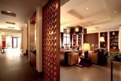 传统与现代相结合的中国风 凸显古典华丽气质现代客厅装修图片