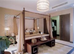 传统与现代相结合的中国风 凸显古典华丽气质现代卧室装修图片