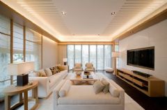 沙发与空间色调绝美的搭配 108平日式清新美居