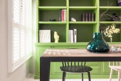 淡雅清新色彩一居室 年轻人喜欢的住宅现代书房装修图片