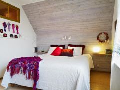 缤纷多彩的复式公寓 营造温暖有活力的家现代卧室装修图片