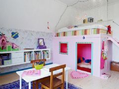缤纷多彩的复式公寓 营造温暖有活力的家现代儿童房装修图片