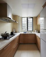 最省钱的装修 97平米现代简约风住宅现代简约厨房装修图片