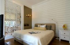 新加坡温馨别墅设计 简约时尚的空间简约卧室装修图片