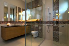 新加坡温馨别墅设计 简约时尚的空间简约卫生间装修图片
