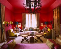 色彩艳丽才够范儿 波西米亚风家装来袭现代客厅装修图片