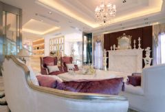 汪峰和章子怡的婚房！ 高端奢华的别墅设计现代客厅装修图片