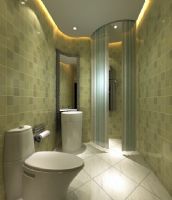 73平现代风格新房装修 温馨舒适空间现代卫生间装修图片