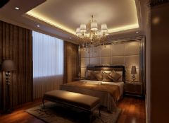 奢华大气欧式风住宅 凸显高贵典雅气质欧式卧室装修图片