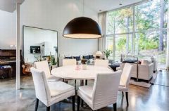 温馨住宅空间设计 令人十分向往的家现代餐厅装修图片