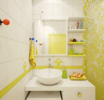 30平米超小户型空间设计 通透淡雅的家现代卫生间装修图片