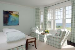 清新舒适海景房 给夏天一丝清凉色彩现代卧室装修图片