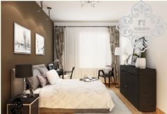 金地紫云庭250平米_天津尚层设计师现代卧室装修图片