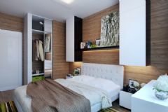 简约大方的住宅 营造春天般的活力清新现代卧室装修图片