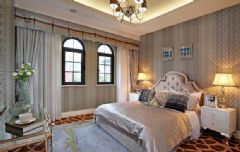 新古典风格别墅装修 华丽唯美的住宅古典卧室装修图片