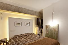 西班牙83平米老宅翻新现代卧室装修图片