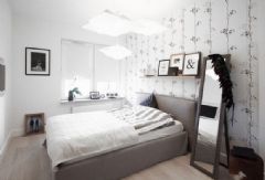 简约北欧风住宅设计 优雅不乏现代感简约卧室装修图片