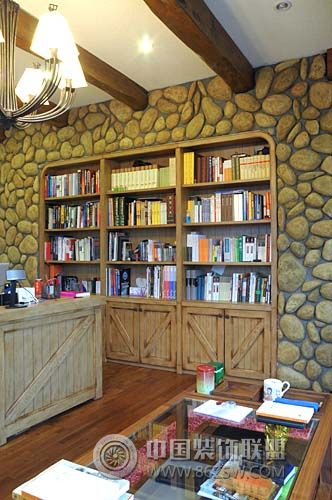 地中海风格书房装修效果图