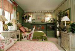 700平美式田园风格美式卧室装修图片