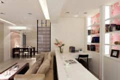 现代简约小户型婚房 精致个性生活空间现代简约客厅装修图片