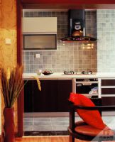 成都尚层装饰别墅装修现代中式风格案例中式厨房装修图片