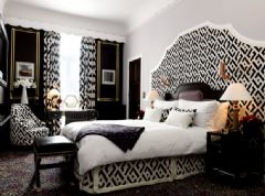 个性十足美式风格家 128平米旧房改造美式卧室装修图片