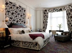 个性十足美式风格家 128平米旧房改造美式卧室装修图片