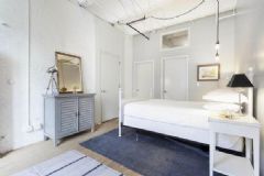 清新海军风公寓设计 营造个性居住空间现代卧室装修图片