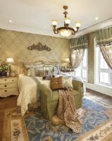 华丽浪漫法式风装修 令人无限向往的家现代卧室装修图片