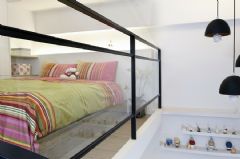 33平米高挑复式现代卧室装修图片
