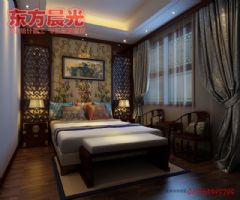 北京传统四合院别墅装修设计中式客厅装修图片