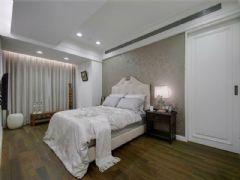成都尚层装饰别墅装修美式风格案例效果图（三）美式卧室装修图片