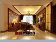 中式风格家装设计装修中式客厅装修图片