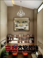 郑州复式楼装修新中式风格设计中式客厅装修图片
