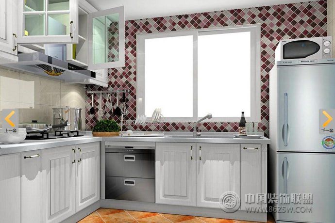 现代风格厨房装修效果图