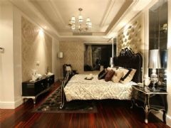 成都尚层装饰别墅装修欧美风格案例效果图（十一）欧式卧室装修图片
