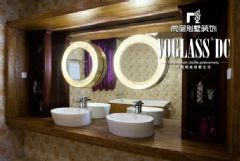 保利十二橡树庄园美式风格方案展示美式卫生间装修图片