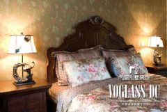 保利十二橡树庄园美式风格方案展示美式卧室装修图片