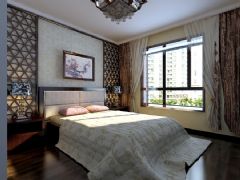 155平新中式温馨美宅中式卧室装修图片