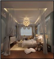 240平美式温馨别墅美式卧室装修图片