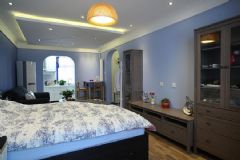 60平地中海温馨公寓地中海卧室装修图片
