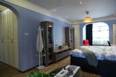 60平地中海温馨公寓地中海卧室装修图片