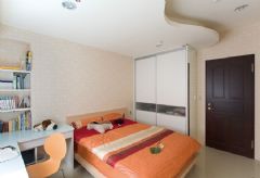 125平新中式素雅温馨禅风雅居中式卧室装修图片
