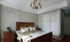 138平美式阳光美宅美式卧室装修图片