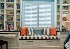 利用飘窗提高房间的采光度和美化度现代书房装修图片