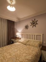70平美式乡村温馨雅居美式卧室装修图片
