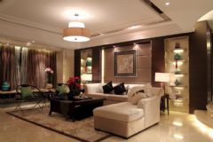 新中式风格的金沙里中式客厅装修图片