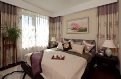 武汉尚层装饰宝安中国院子中式风格方案展示中式卧室装修图片